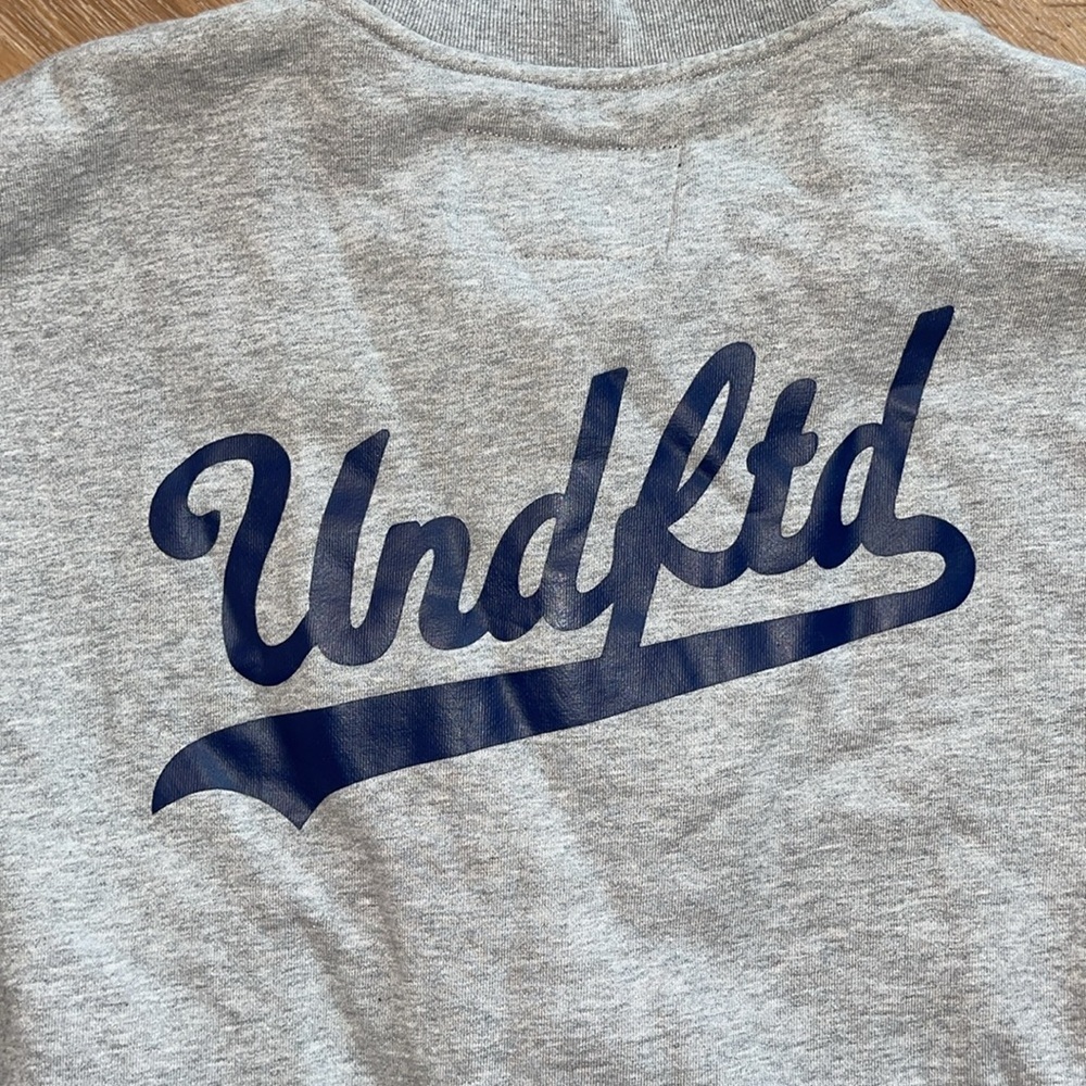 Undefeated Varsity Jacket Sweatshirt Material Gra… - image 5